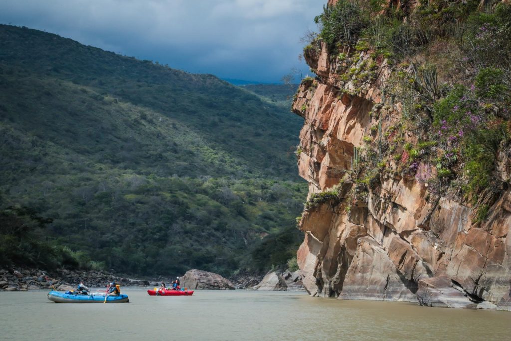 Canyon walls on the Marañón.