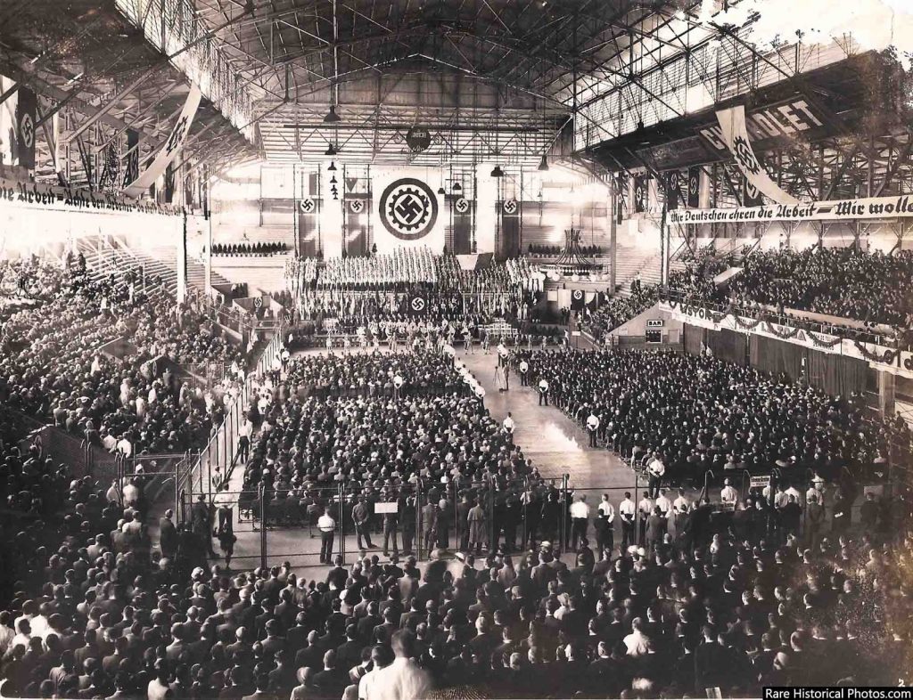 Nazi rally in Buenos Aires, Argentina in 1938