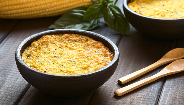 Traditional Chilean corn pie Pastel de Choclo