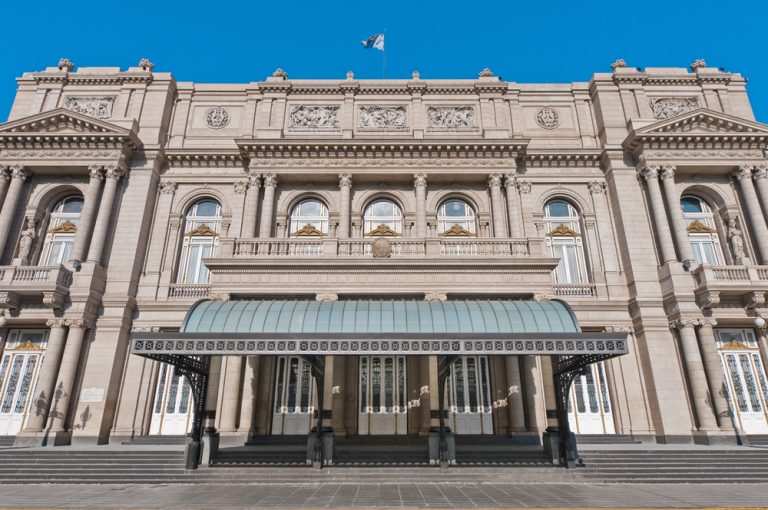 Teatro Colon in buenos aires at daytime