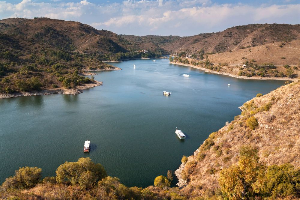 Lake San Roque, Cordoba, North of Argentina