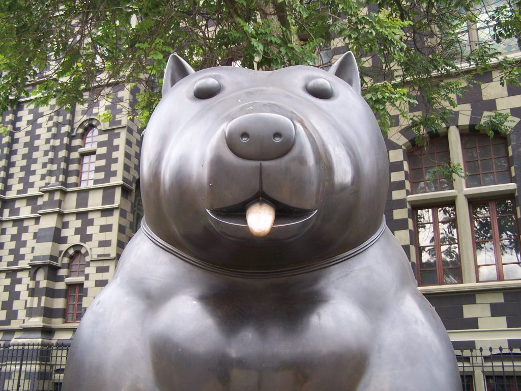 Cat from Fernando Botero.