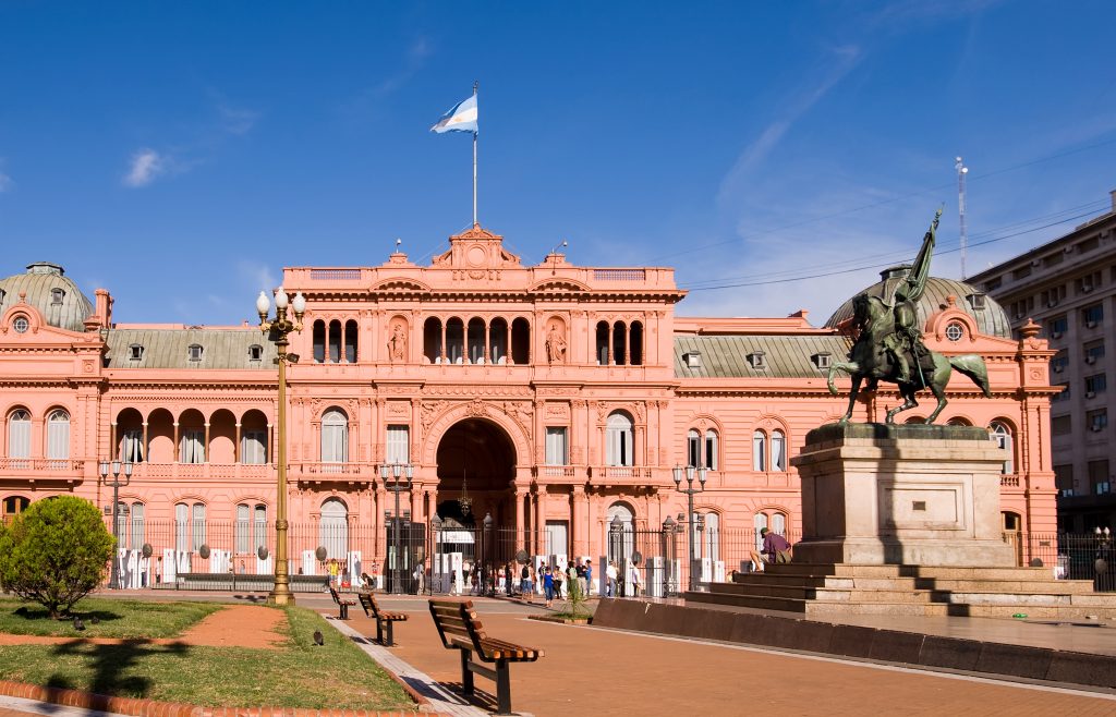 Casa Rosada (Pink House) Presidential Palace of Argentina