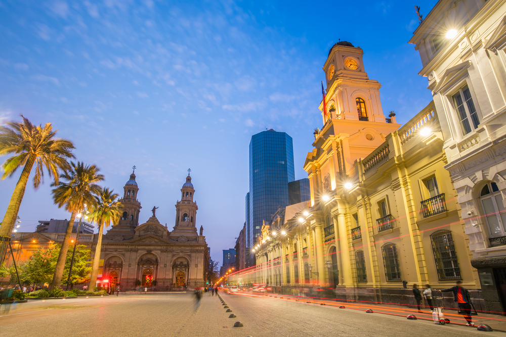 Plaza de Armas in Santiago de Chile