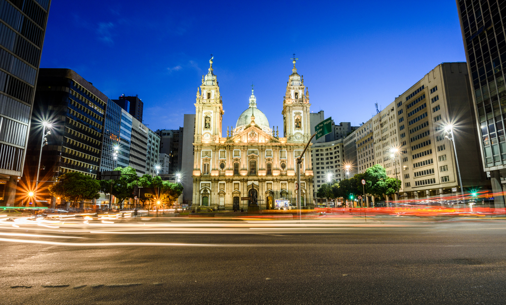 Candelaria Church in Rio de Janeiro.