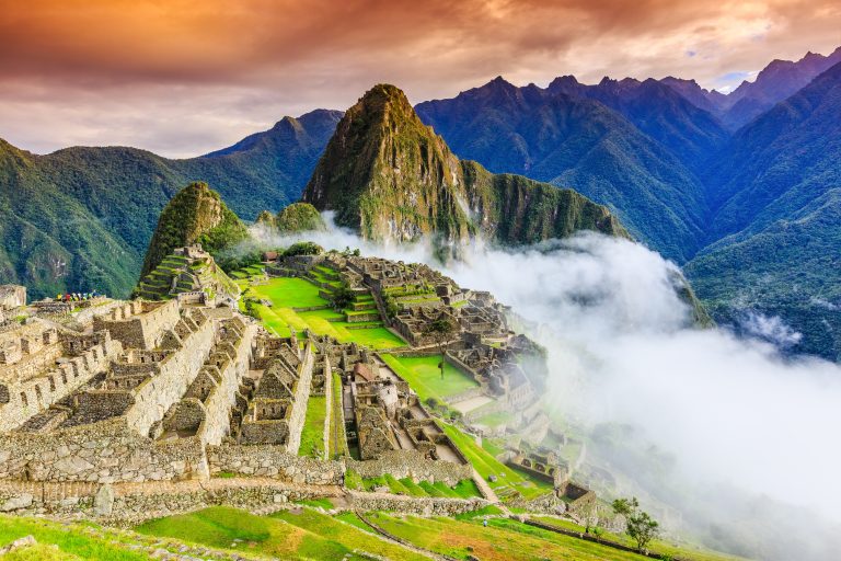 sunrise at Machu Picchu