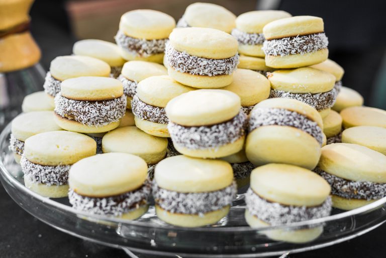 Alfajor, a traditional Argentine sweet dessert, at a street food market credit shutterstockAlfajor, a traditional Argentine sweet dessert, at a street food market credit shutterstock