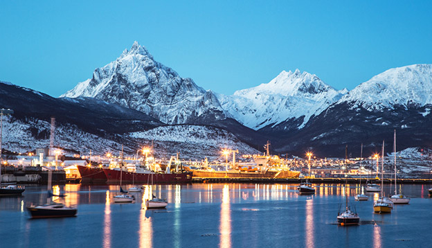 evening in Ushuaia, Argentina