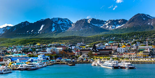 Arrive in Ushuaia