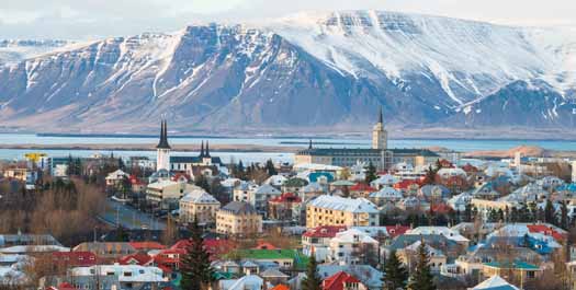 Arrive in Reykjavik, Iceland